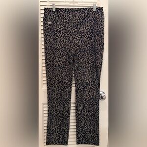 Lissette-L Leopard Print Skinny Pants size 8